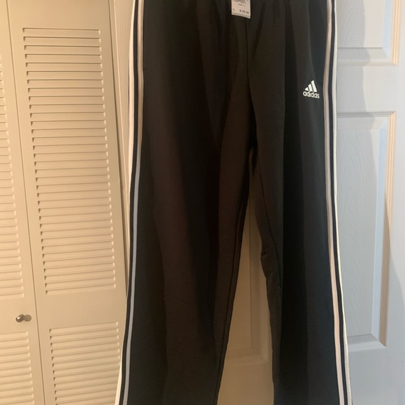 ADIDAS BLACK AND NAVY BLUE SWEAT PANTS, Size Each are a size large, Never worn. - Picture 9 of 9